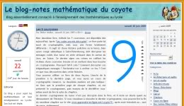 Blogue mathématique intéressant